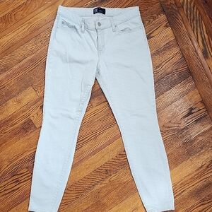 GAP Women's Light Blue/White Striped Stretch Jeans Size 25